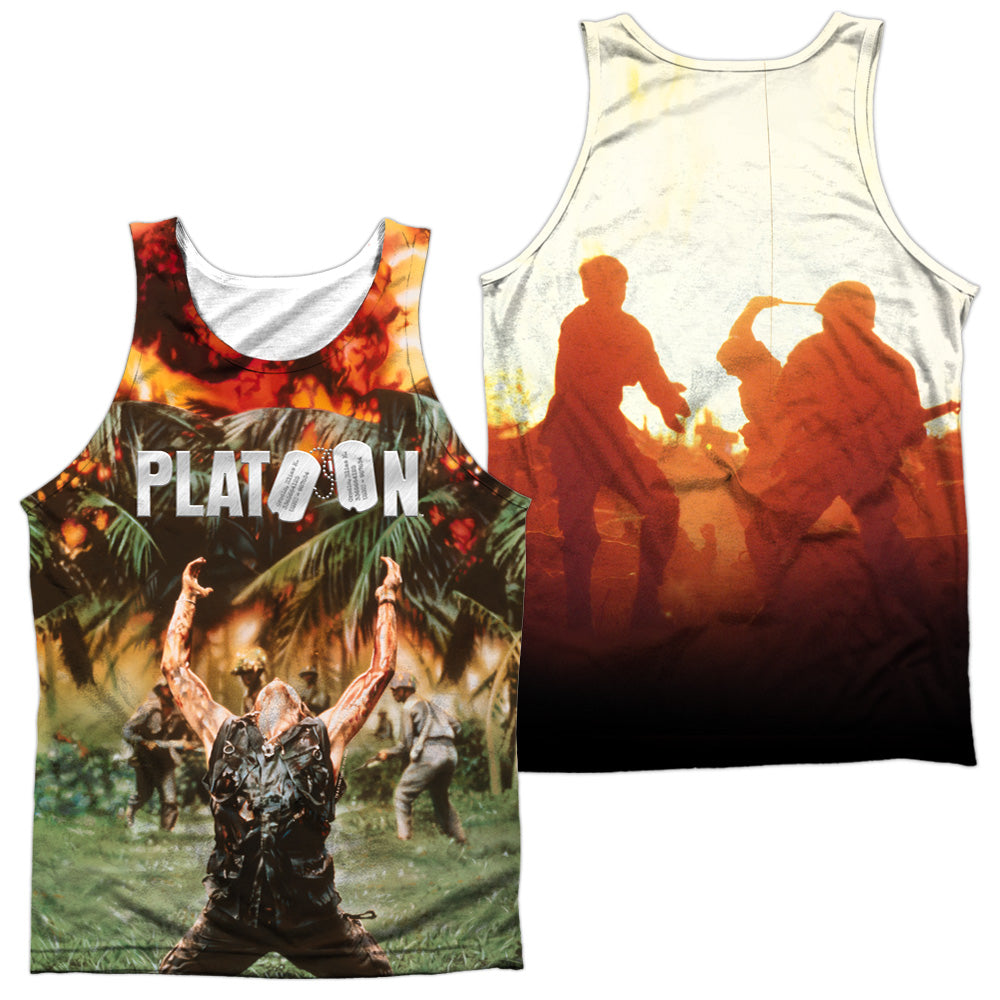 PLATOON/KEY ART (FRONT/BACK PRINT) - ADULT POLY TANK TOP - MULTI