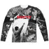 ROCKY/40TH ANNIVERSAY COLLAGE (FRONT/BACK PRINT) - L/S ADULT POLY CREW  - MULTI