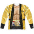 ROCKY/YELLOW ROBE (FRONT/BACK PRINT) - L/S ADULT POLY CREW  - MULTI