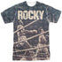 ROCKY/BATTLE (FRONT/BACK PRINT) - S/S ADULT POLY CREW - MULTI