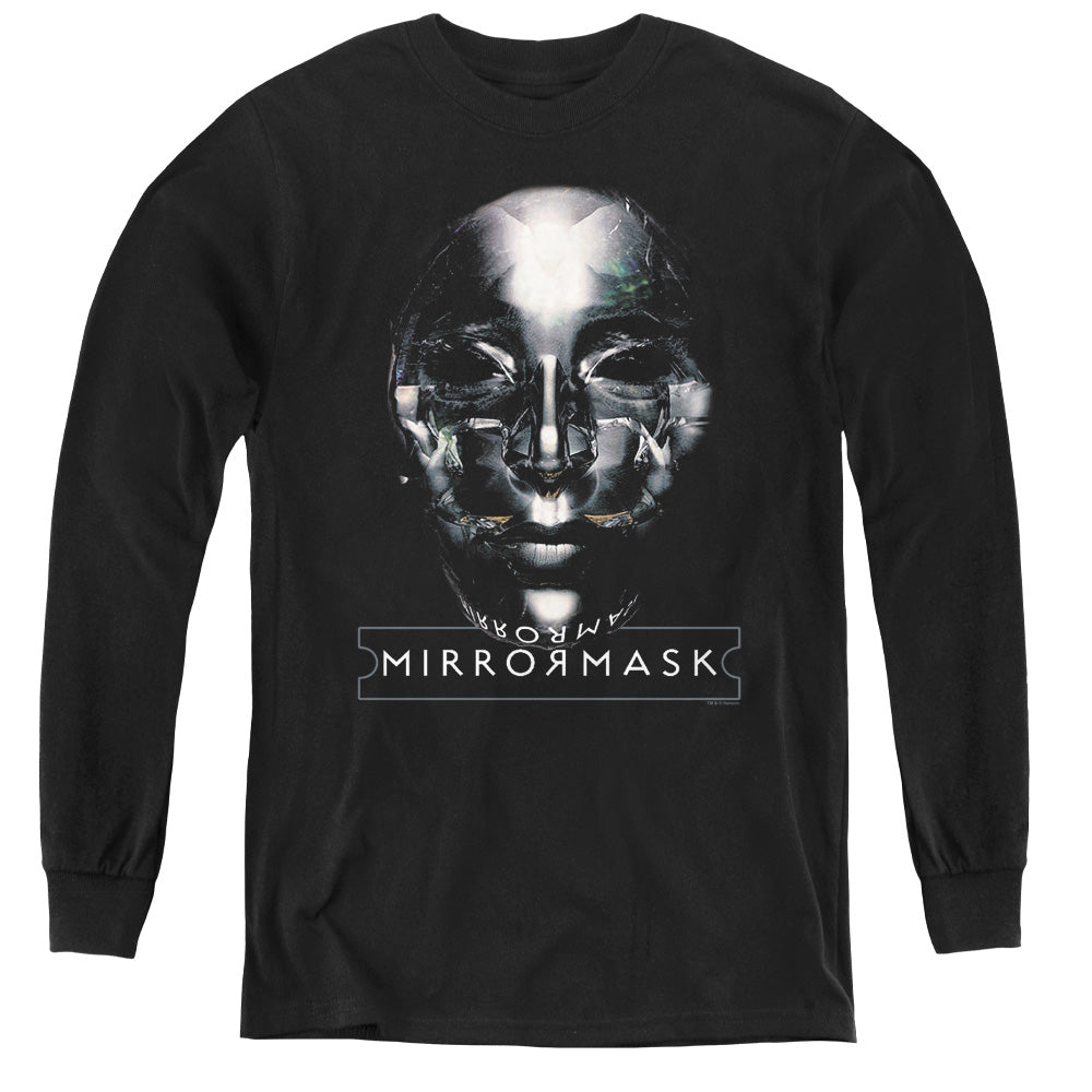 MIRRORMASK/MASK - YOUTH LONG SLEEVE TEE - BLACK