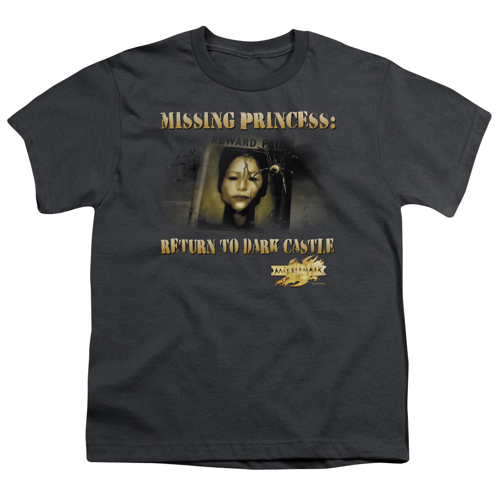 MIRRORMASK/MISSING PRINCESS - S/S YOUTH 18/1 - CHARCOAL