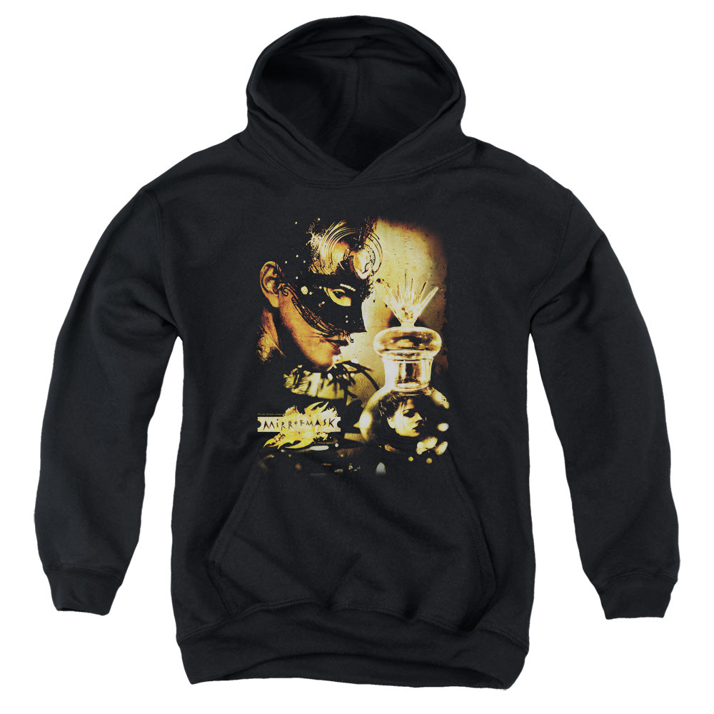 MIRRORMASK/TRAPPED - YOUTH PULLOVER HOODIE - BLACK