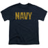 NAVY/LOGO - S/S YOUTH 18/1 - NAVY