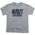 NAVY/BOYFRIEND - S/S YOUTH 18/1 - ATHLETIC HEATHER