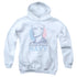 NAVY/JOIN NOW - YOUTH PULLOVER HOODIE - WHITE