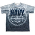 NAVY/FORCE FOR GOOD (FRONT/BACK PRINT) - S/S YOUTH POLY CREW - MULTI