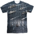 NAVY/FLEET (FRONT/BACK PRINT) - S/S ADULT POLY CREW - MULTI