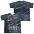NAVY/FLEET (FRONT/BACK PRINT) - S/S YOUTH POLY CREW - MULTI