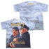NAVY/LONG GAZE (FRONT/BACK PRINT) - S/S YOUTH POLY CREW - MULTI
