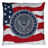 NAVY/FLAG SEAL - THROW PILLOW