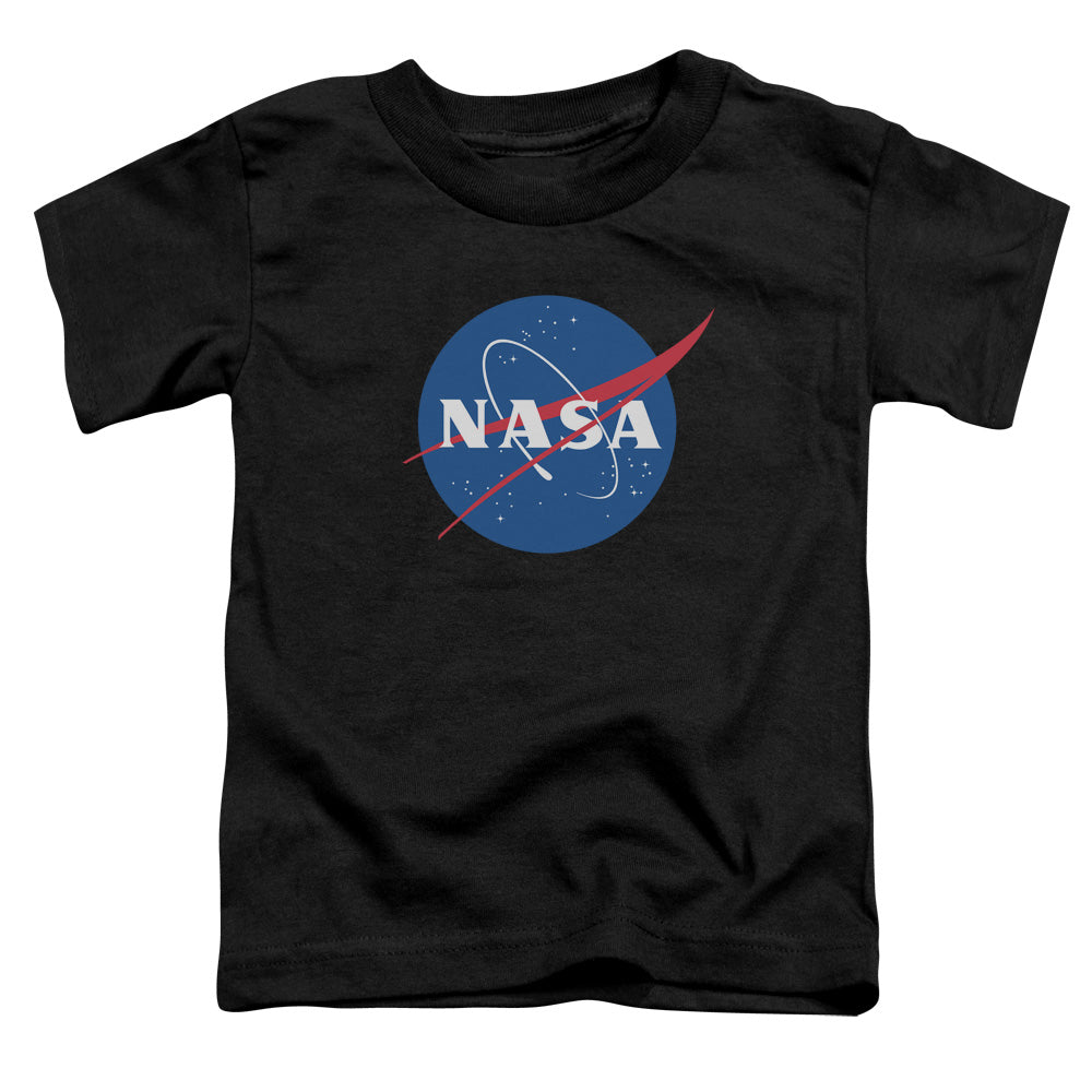 NASA/MEATBALL LOGO - S/S TODDLER TEE - BLACK