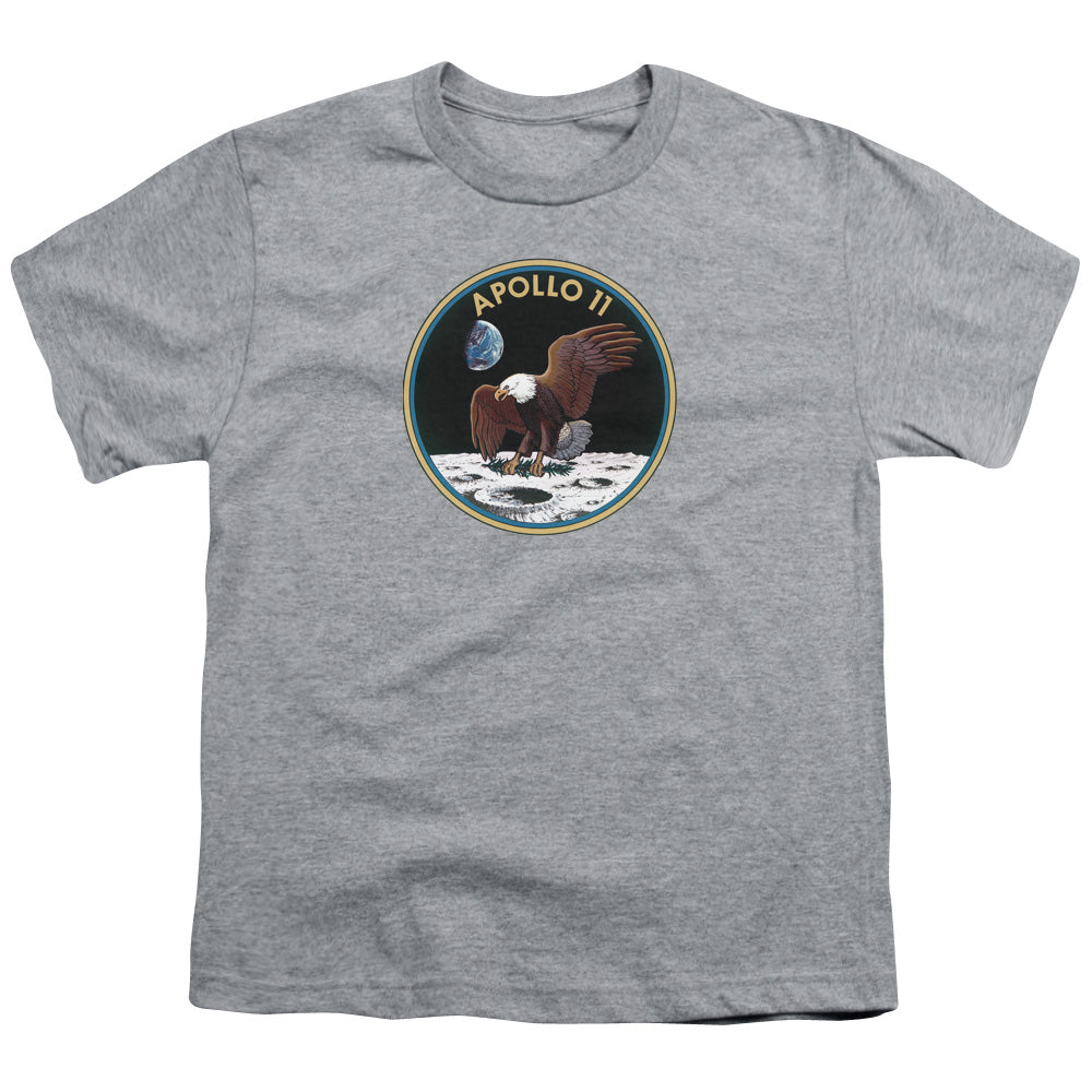 NASA/APOLLO 11 - S/S YOUTH 18/1 - ATHLETIC HEATHER