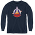 NASA/STS 1 MISSION PATCH - YOUTH LONG SLEEVE TEE - NAVY