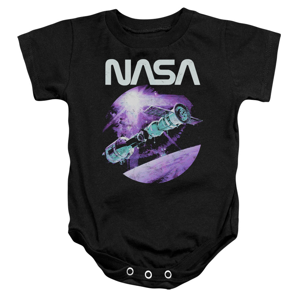 NASA/COME TOGETHER - INFANT SNAPSUIT - BLACK