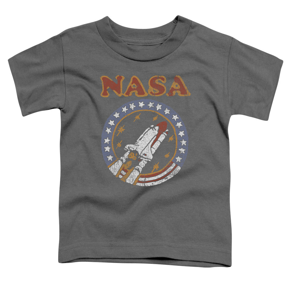 NASA/RETRO SHUTTLE - S/S TODDLER TEE - CHARCOAL