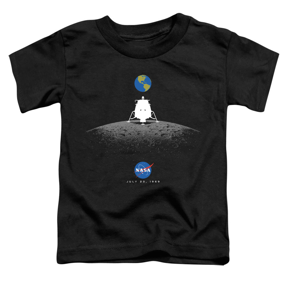 NASA/MOON LANDING SIMPLE - S/S TODDLER TEE - BLACK