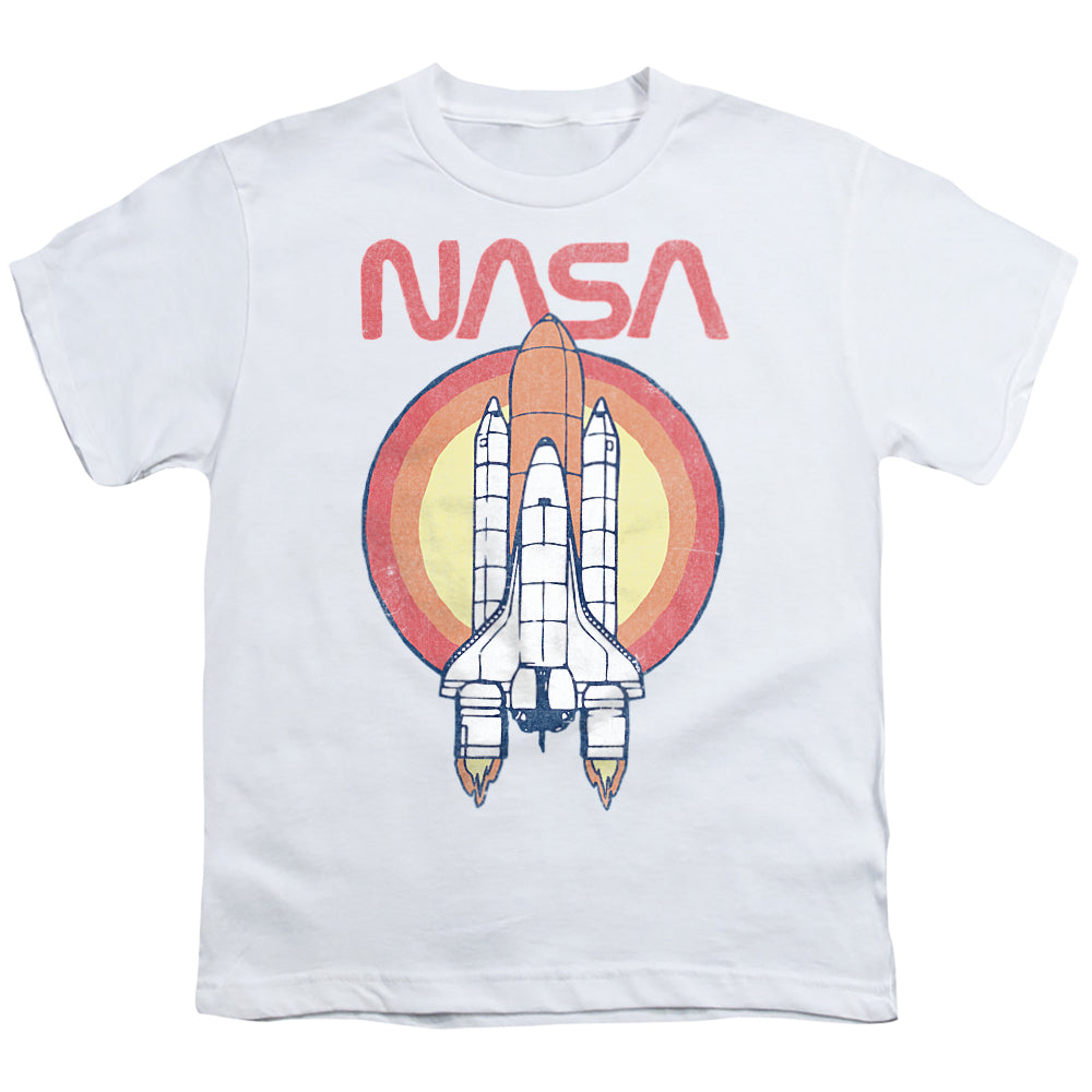 NASA/SHUTTLE CIRCLE - S/S YOUTH 18/1 - WHITE