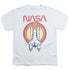 NASA/SHUTTLE CIRCLE - S/S YOUTH 18/1 - WHITE
