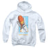NASA/SPACE COAST - YOUTH PULLOVER HOODIE - WHITE