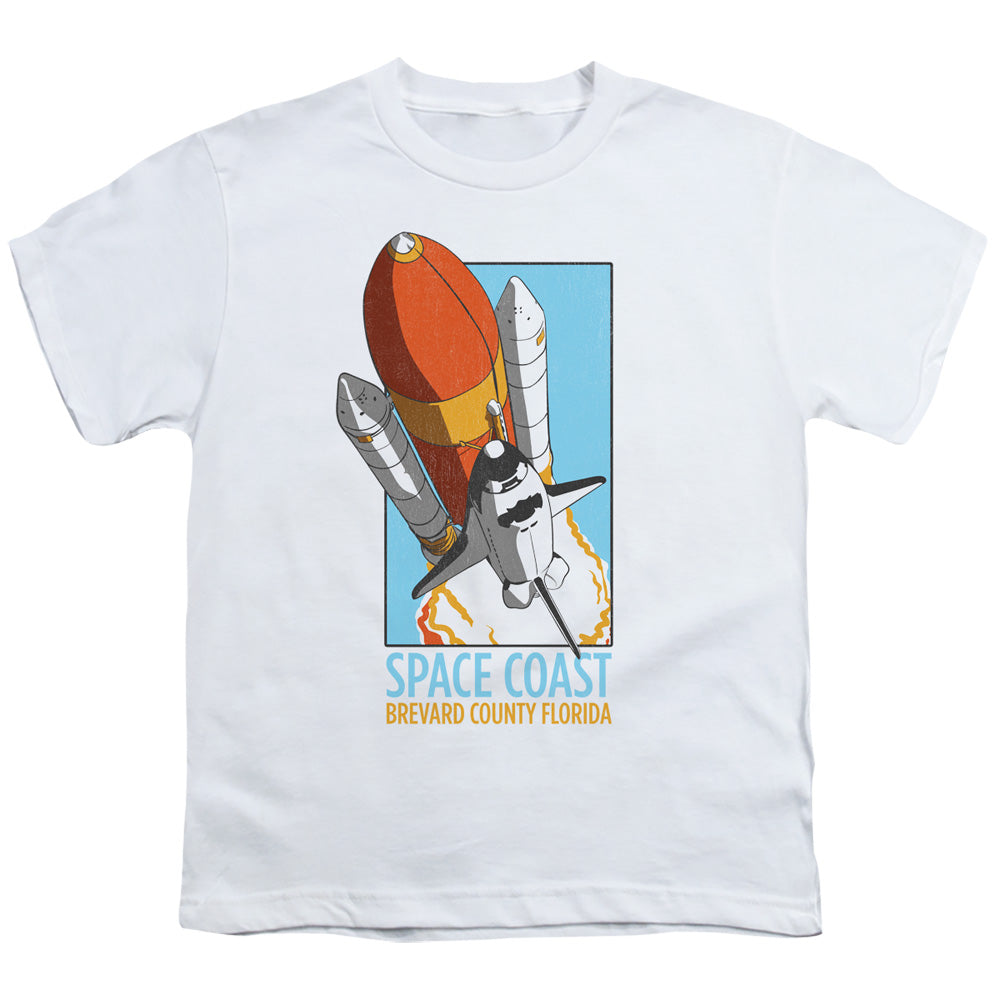 NASA/SPACE COAST - S/S YOUTH 18/1 - WHITE