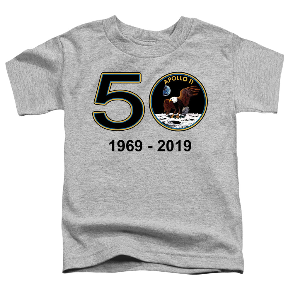 NASA/APOLLO 11 50TH - S/S TODDLER TEE - ATHLETIC HEATHER