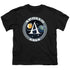 NASA/APOLLO MISSION PATCH - S/S YOUTH 18/1 - BLACK