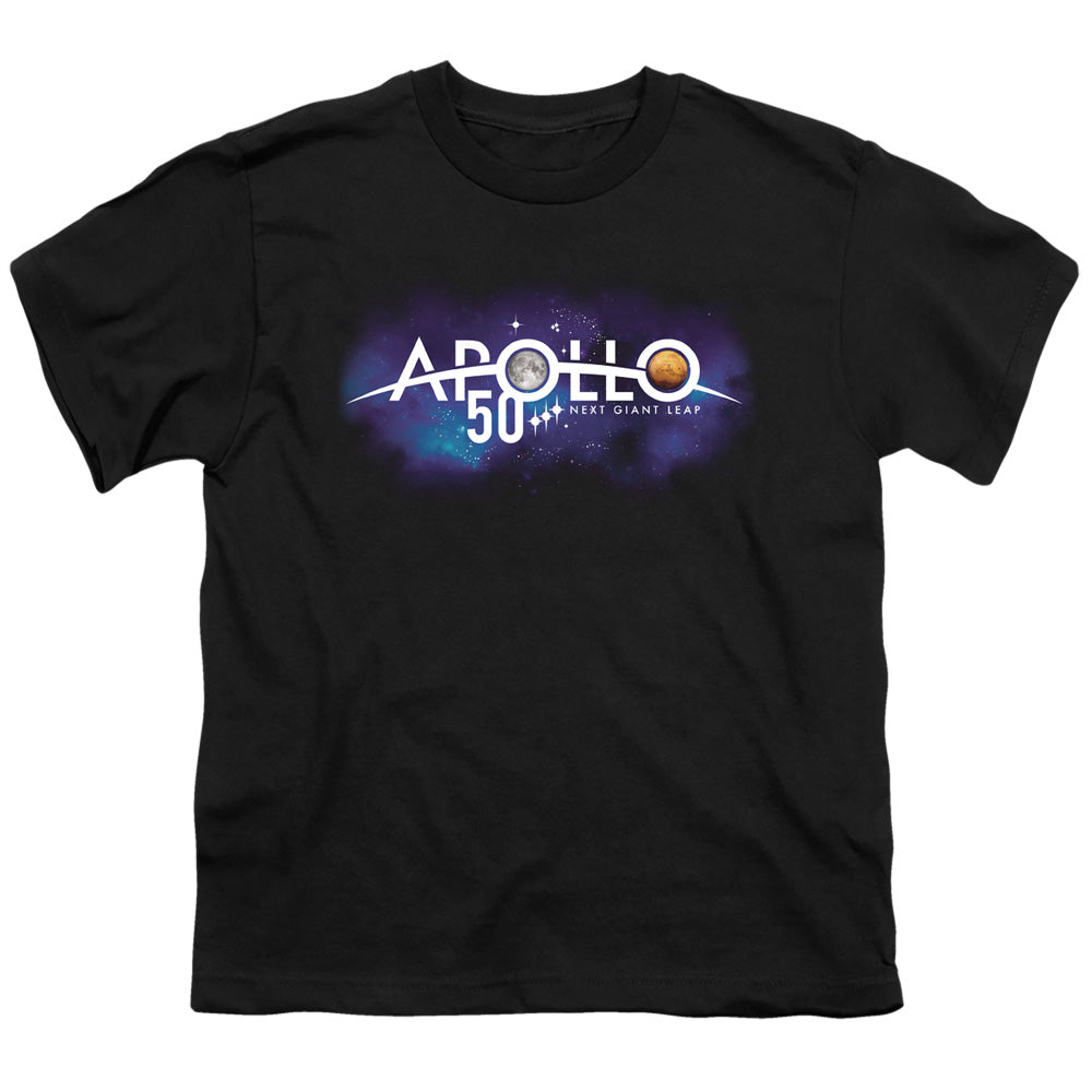 NASA/NEXT GIANT LEAP - S/S YOUTH 18/1 - BLACK