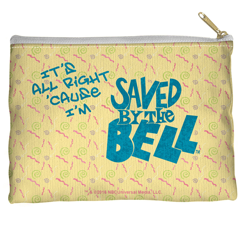 SAVED BY THE BELL/ALL RIGHT - STRAIGHT BOTTOM ACCESSORY POUCH