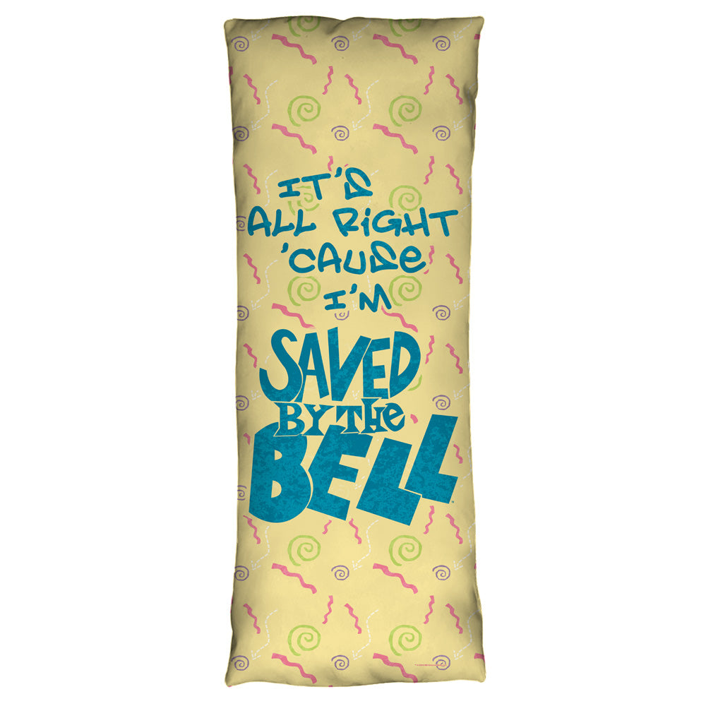SAVED BY THE BELL/ALL RIGHT - MICROFIBER BODY PILLOW