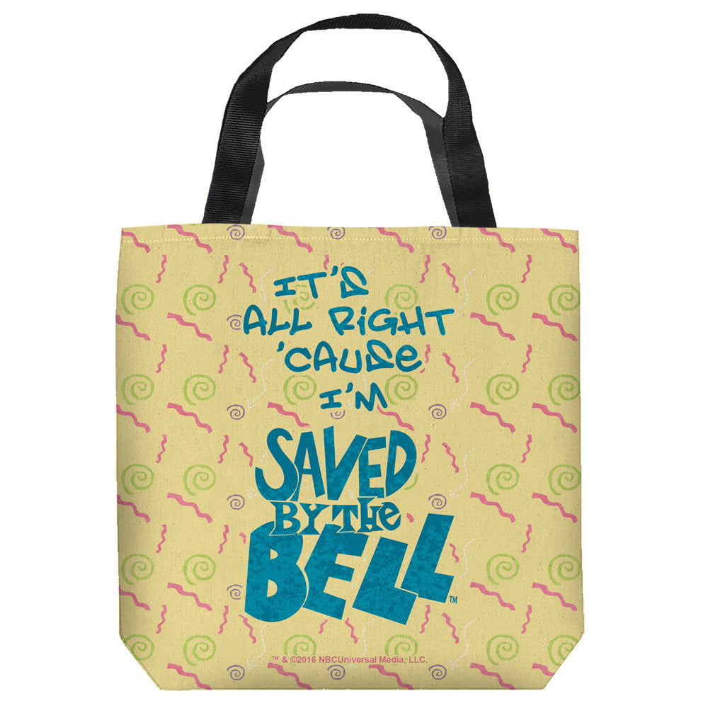 SAVED BY THE BELL/ALL RIGHT - TOTE BAG