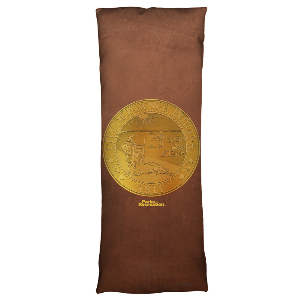 PARKS AND REC/PAWNEE SEAL - MICROFIBER BODY PILLOW