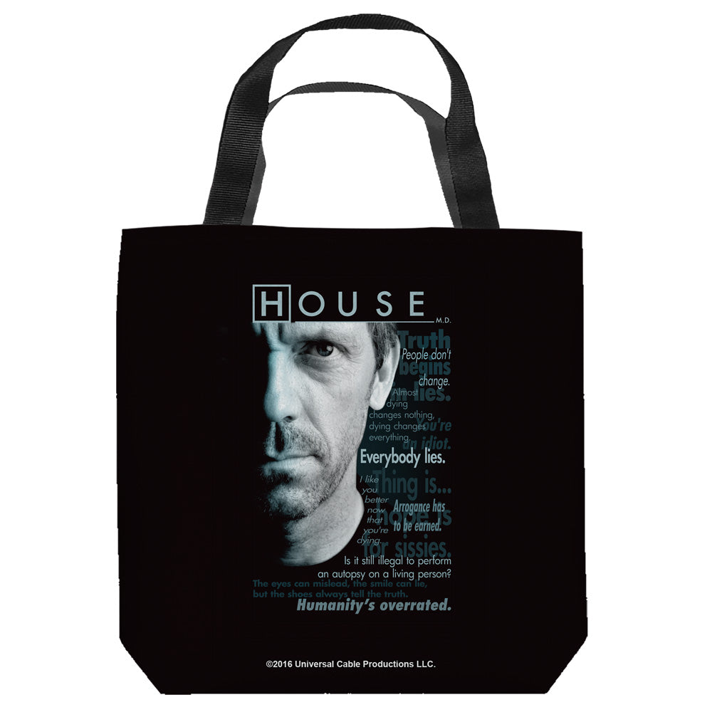 HOUSE/HOUSEISMS - TOTE BAG