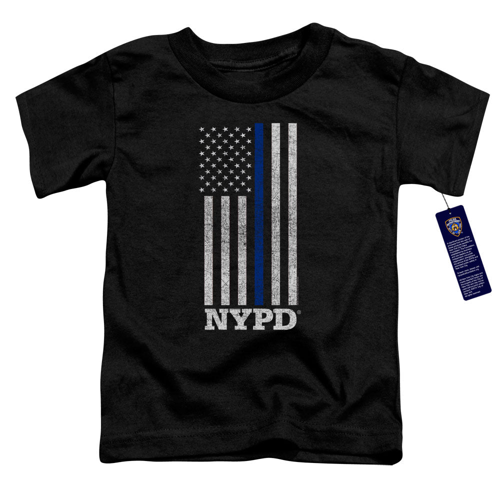 NEW YORK CITY/THIN BLUE LINE - S/S TODDLER TEE - BLACK