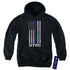 NEW YORK CITY/THIN BLUE LINE - YOUTH PULLOVER HOODIE - BLACK