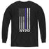 NEW YORK CITY/THIN BLUE LINE - YOUTH LONG SLEEVE TEE - BLACK