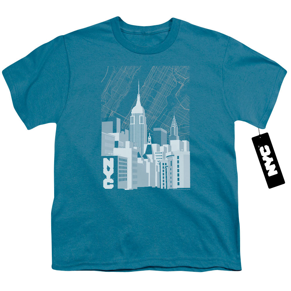 NEW YORK CITY/MANHATTAN MONOCHROME - S/S YOUTH 18/1 - SLATE