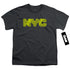NEW YORK CITY/NYC MAP FILL - S/S YOUTH 18/1 - CHARCOAL