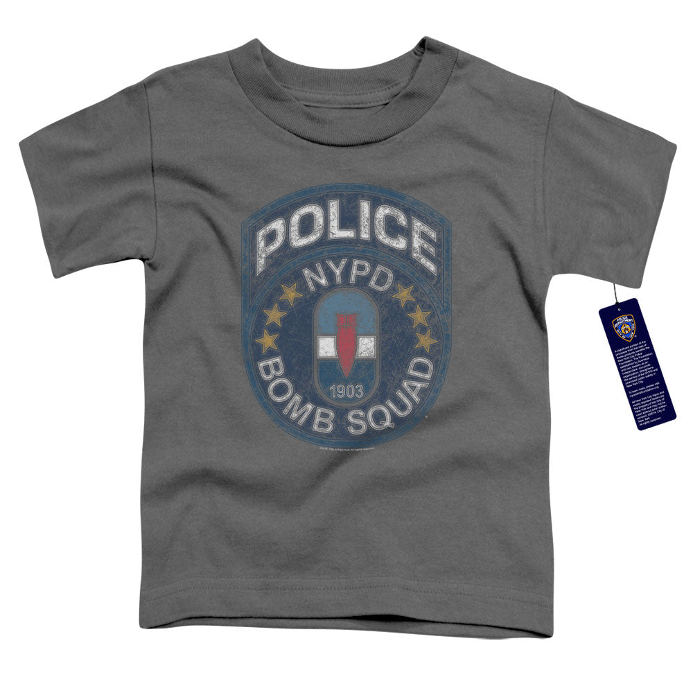 NEW YORK CITY/BOMB SQUAD - S/S TODDLER TEE - CHARCOAL