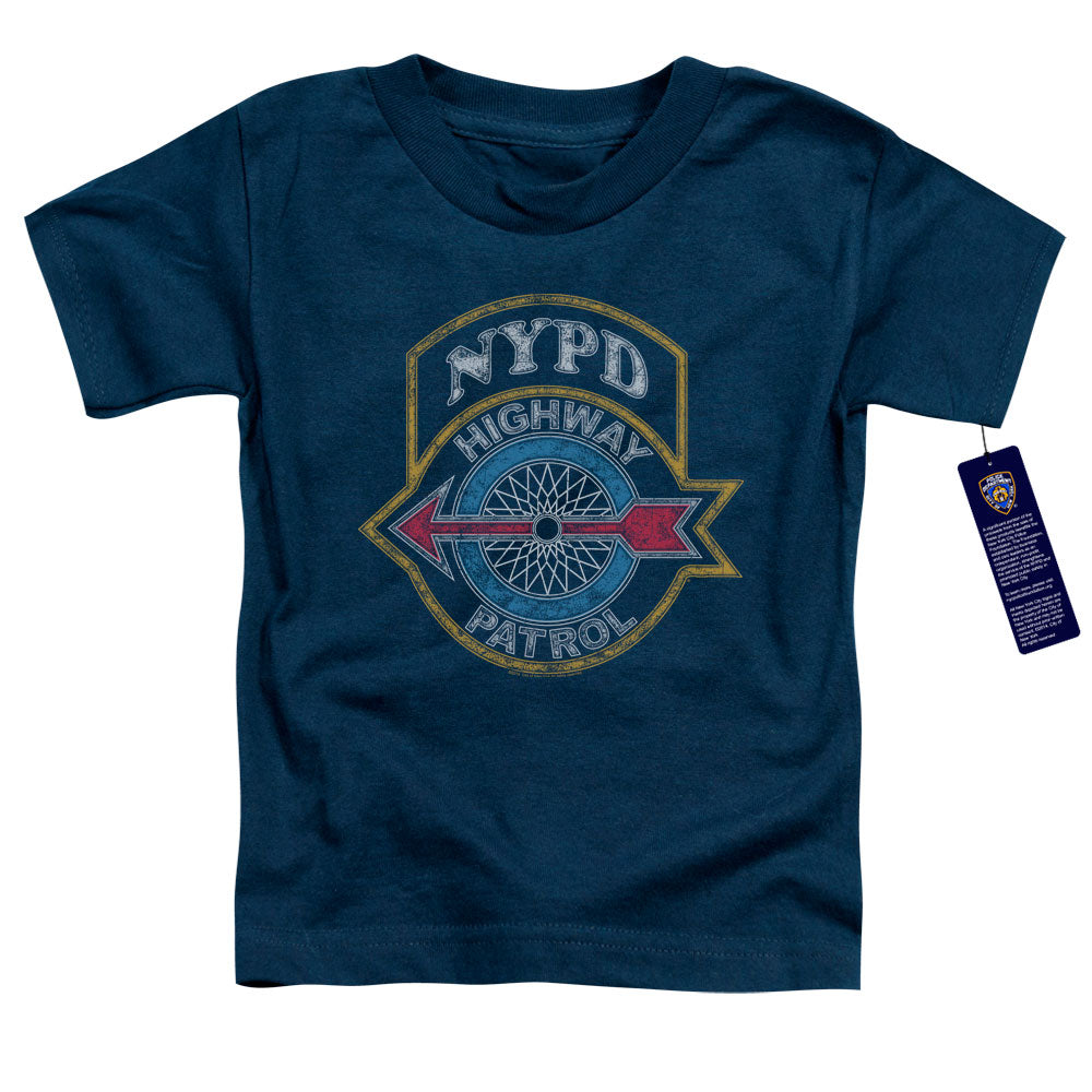 NEW YORK CITY/HIGHWAY PATROL - S/S TODDLER TEE - NAVY