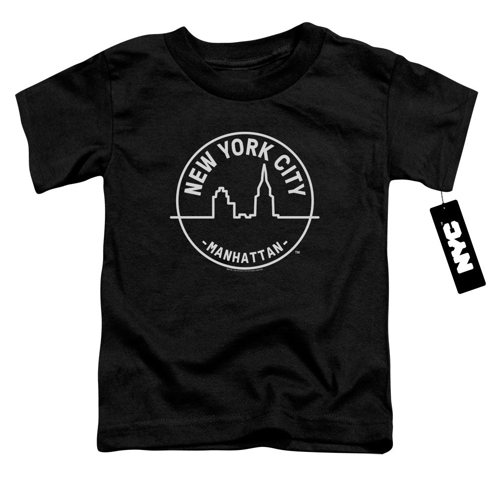 NEW YORK CITY/SEE NYC MANHATTAN - S/S TODDLER TEE - BLACK