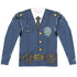 NEW YORK CITY/POLICE UNIFORM (FRONT/BACK PRINT) - L/S ADULT POLY CREW  - MULTI