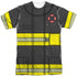 NEW YORK CITY/FIREFIGHTER UNIFORM (FRONT/BACK PRINT) - S/S ADULT POLY CREW - MULTI