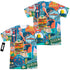 NEW YORK CITY/EATING NYC (FRONT/BACK PRINT) - S/S ADULT POLY CREW - MULTI