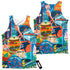 NEW YORK CITY/EATING NYC (FRONT/BACK PRINT) - ADULT POLY TANK TOP - MULTI