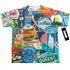 NEW YORK CITY/EATING NYC (FRONT/BACK PRINT) - S/S YOUTH POLY CREW - MULTI