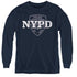 NEW YORK CITY/NYPD - YOUTH LONG SLEEVE TEE - NAVY