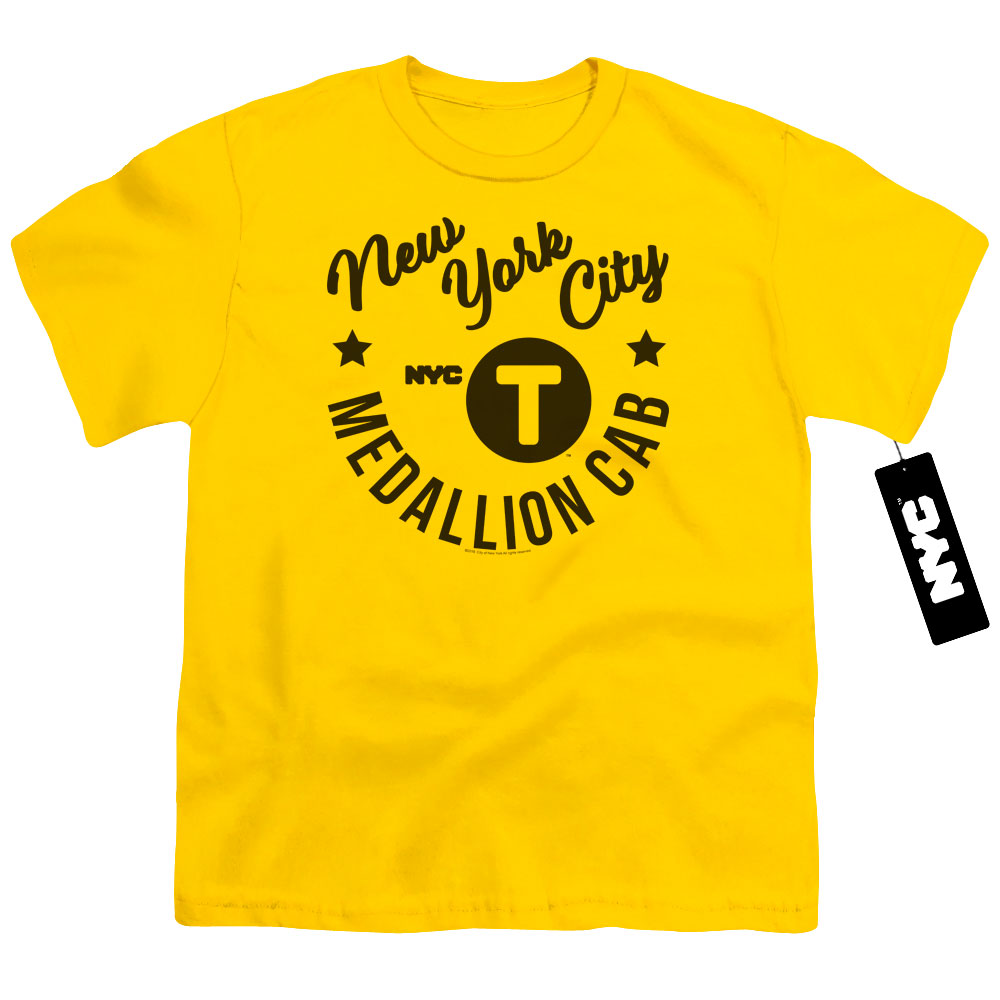 NEW YORK CITY/NYC HIPSTER TAXI TEE - S/S YOUTH 18/1 - YELLOW
