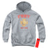 NEW YORK CITY/FDNY VINTAGE BADGE - YOUTH PULLOVER HOODIE - ATHLETIC HEATHER