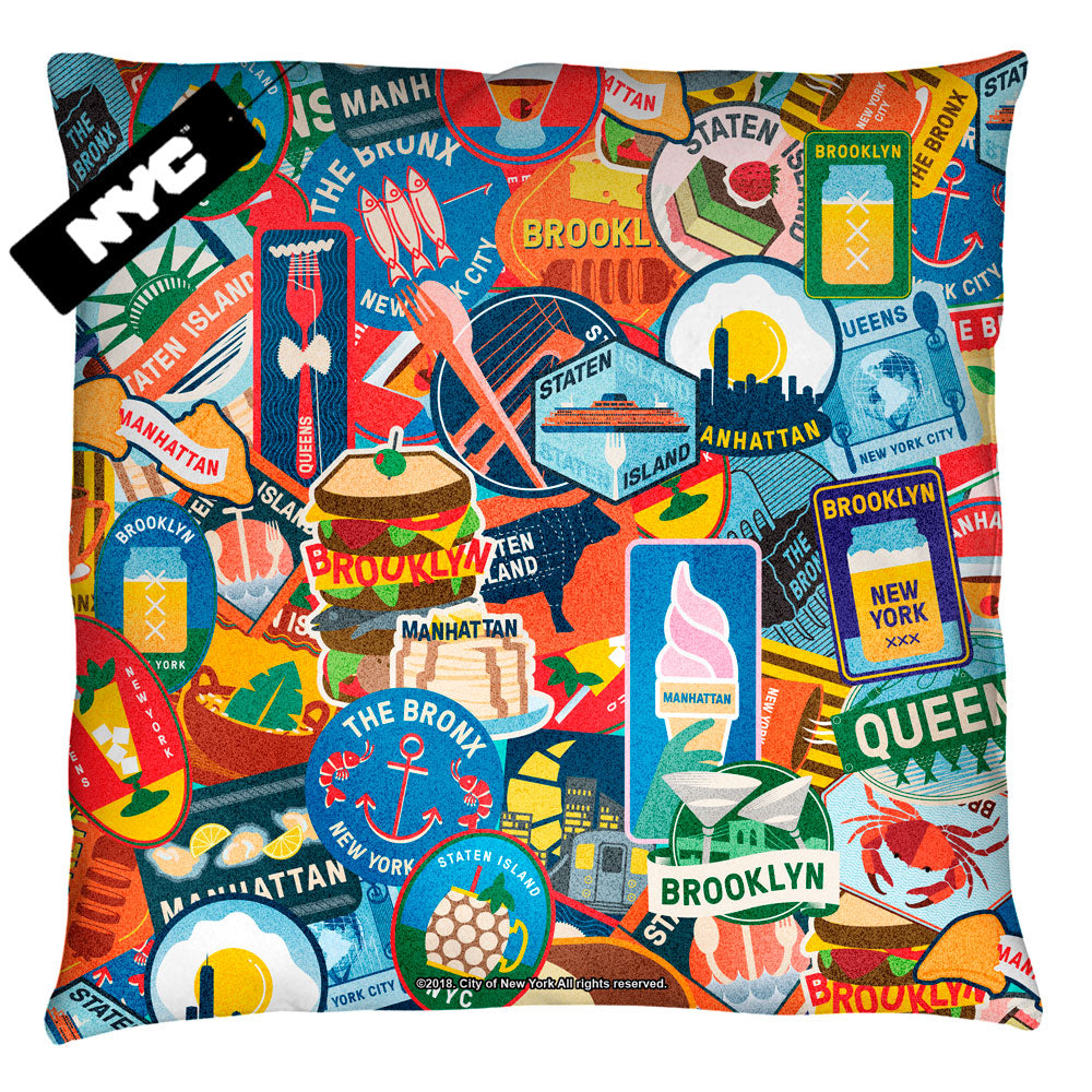 NEW YORK CITY/EATING NYC - THROW PILLOW